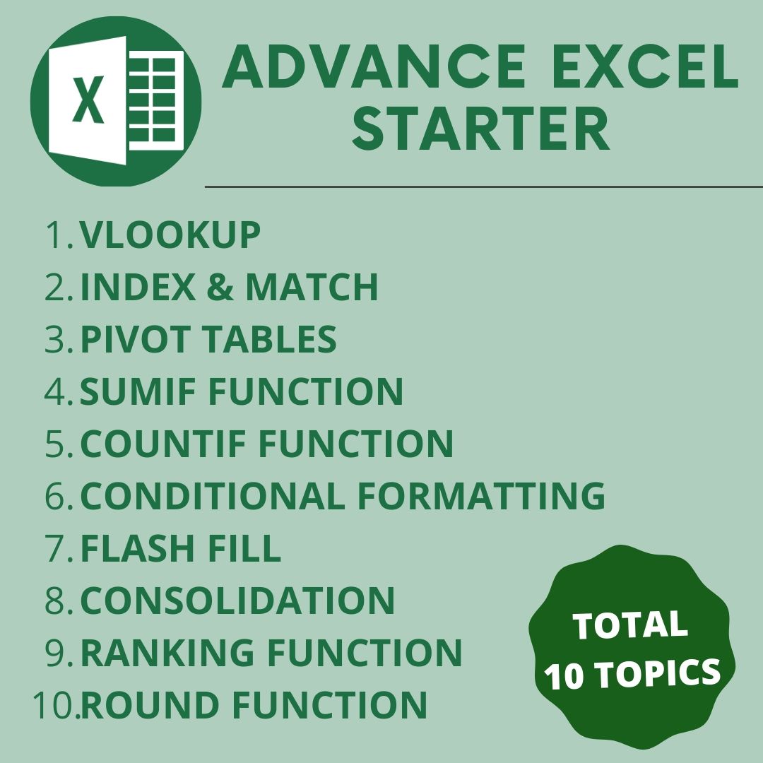 VismayRane's tweet image. PLEASE PASS ON TO SOMEONE WHO NEEDS THIS.

ALSO, DOES COMPANY STAFF TRAINING AND COLLEGE STUDENT TRAINING.

SIGN UP NOW - lnkd.in/gsHTfY8

#EXCELCOURSES #ONLINECOURSES #ADVANCEEXCEL #excel #course #courses #onlinetraining #onlinecourse #onlinelearning #lockdownperiod