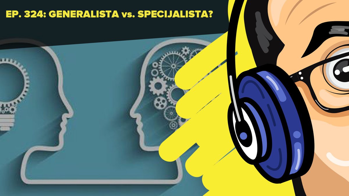 MalePobede's tweet photo. Da li ste specijalista ili generalista u poslu? Šta je zapravo bolje da budete? #podcast #malepobede
https://t.co/A4E7z3Fkuc https://t.co/usEkfCv7bS
