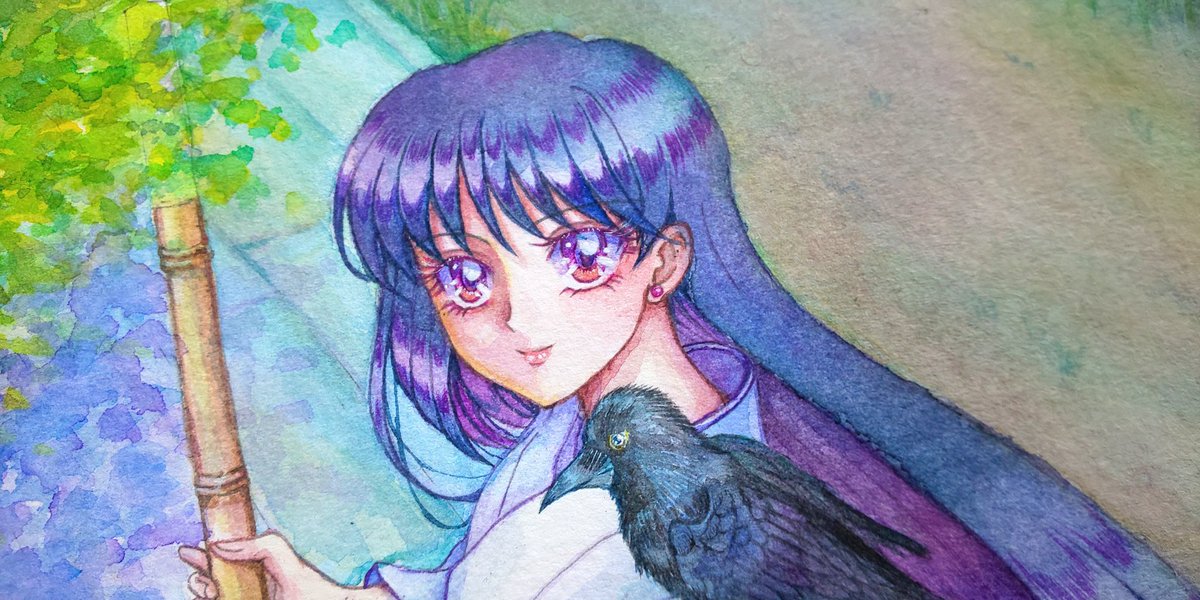 セーラームーン 巫女さんレイちゃん 無印最終回前にup セラムンイラスト部 おうちでセ あ き のイラスト