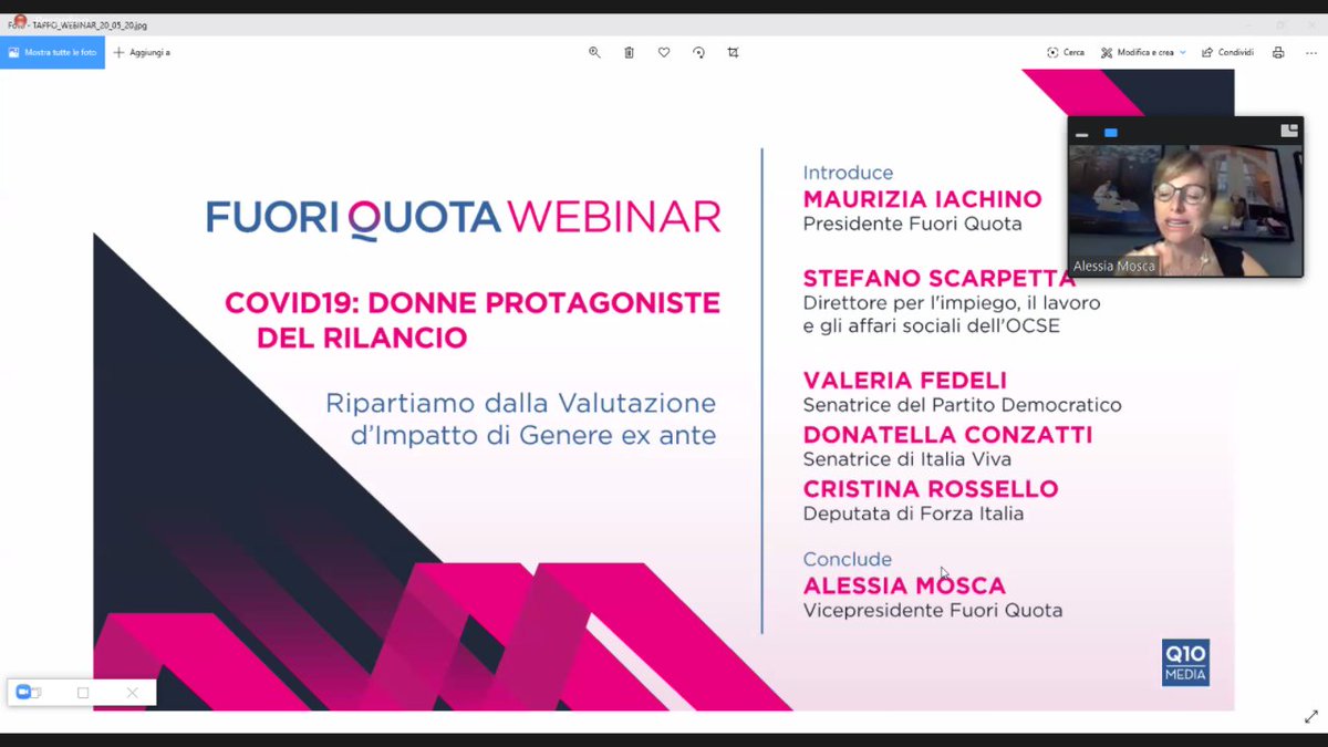 Sosteniamo la costituzione di una Commissione di Pari Opportunità  e di un osservatorio permanente per monitorare il gender gap nel nostro Paese. <a href="/FuoriQ/">Fuori Quota</a> #inclusionedonna <a href="/mauriziaiachino/">Maurizia Iachino</a> <a href="/alessiamosca/">Alessia Mosca</a>