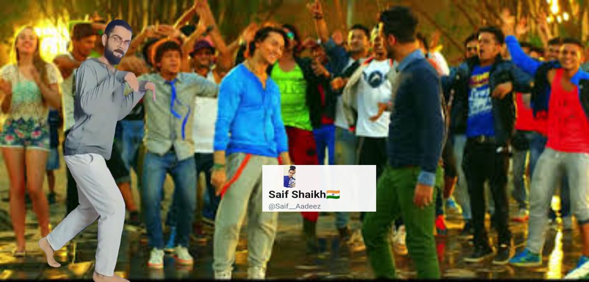 saif__aadeez's tweet photo. #ZARHM feat chiku Bhai (@imVkohli ) https://t.co/rGTRBcA0O7