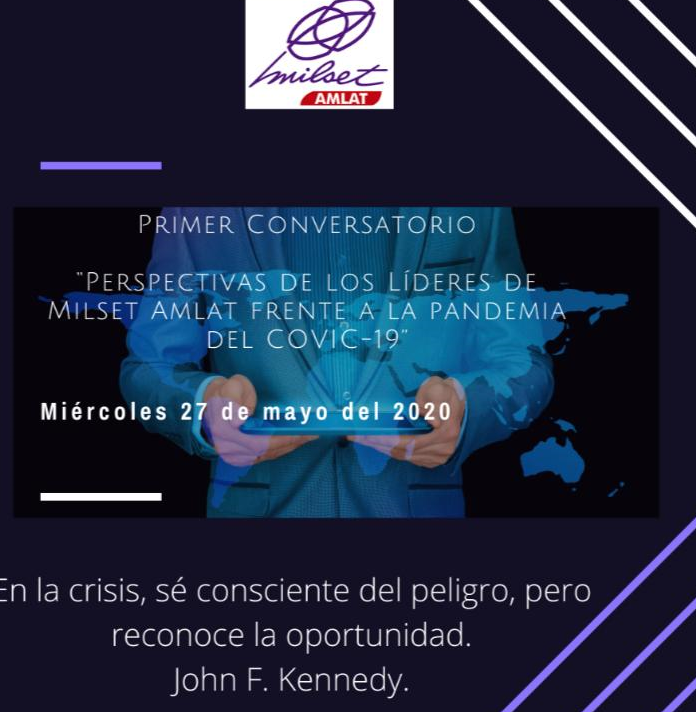 MILSET_Global's tweet photo. MILSET AMLAT first virtual talk "Perspective facing the COVID-19 Pandemic".
This talk is addressed to the representatives of MILSET AMLAT member organisations.
This encounter will allow MILSET AMLAT leaders to discuss emerging and relevant issues.
#MilsetAmlat #MilsetMembers https://t.co/OwLeJsGwpi