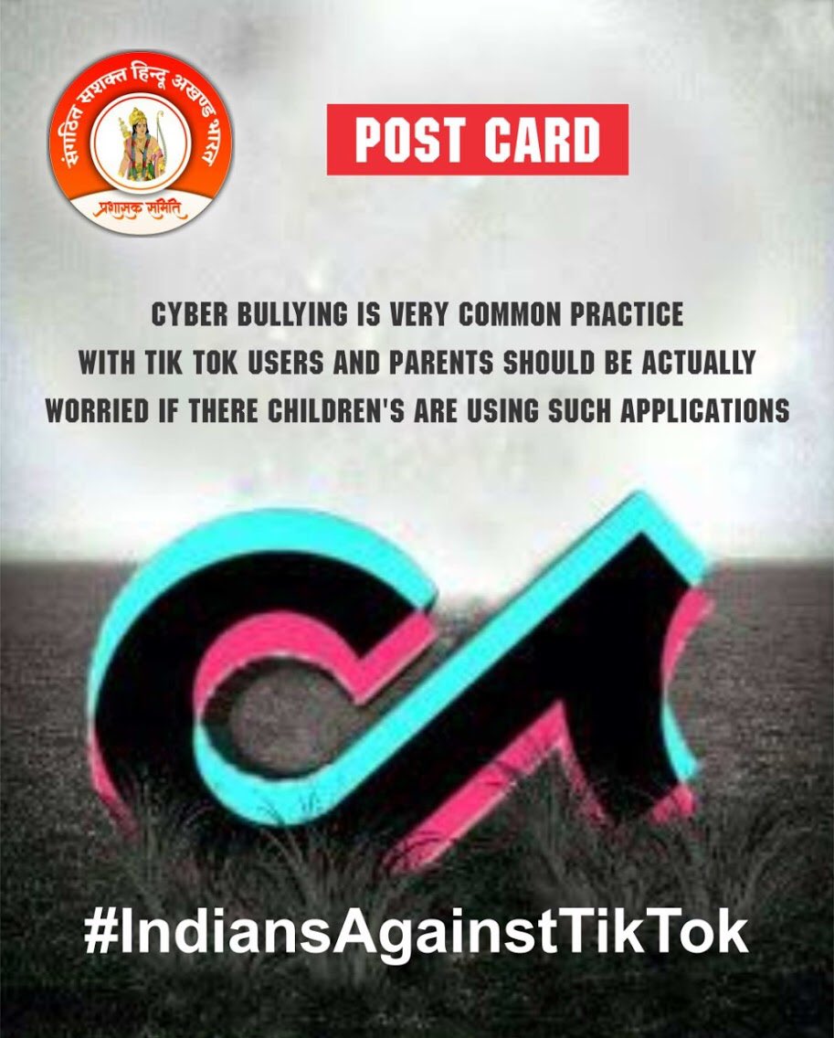 piyushvkansara's tweet photo. #IndiansAgainstTikTok https://t.co/XPqjVosvSt