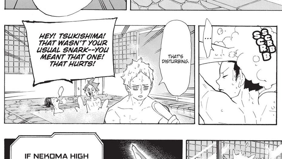 somehow,,, karasuno 1st yrs bathin together....
makes me feel comforted and soft,,, idk why,,,, 