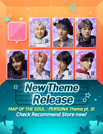 #SuperStarBTS '둘! 셋! Full Version' UPDATED!
New Theme Release! 🐱🤟
Check Recommend Store now!