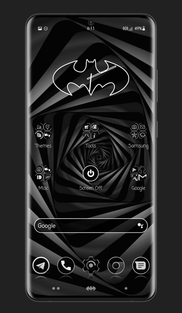 djdarkknight96's tweet photo. #BezelCenterClockMod #SpriteOneUI Clear, black, curved and gradient options. #Substratum https://t.co/IrNXFcQMDg