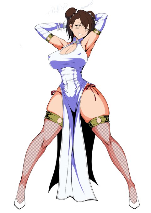 ティファの白チャイナドレスバージョン。
作画3日目ー。
もうちょい。。。 