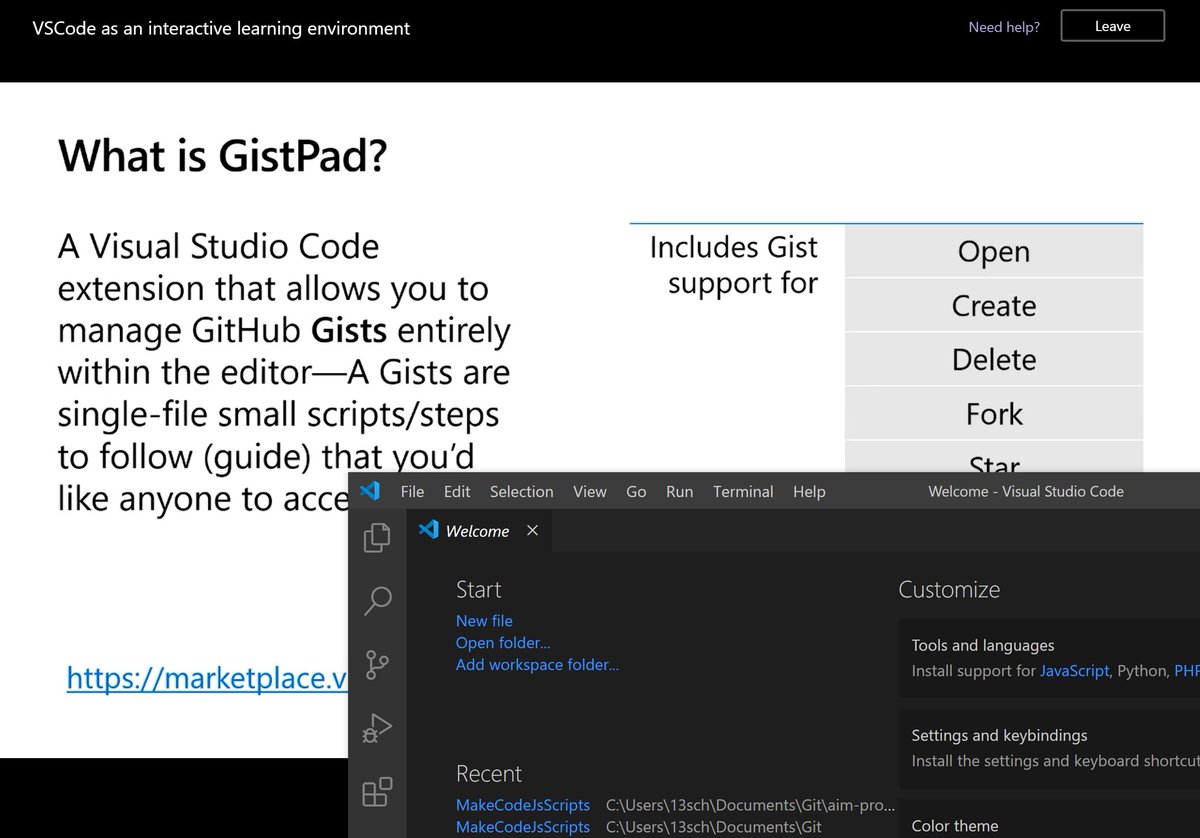 SalmanMKC's tweet image. By the end of @lee_stott&apos;s I have learnt so much, my GitHub will hopefully be having a bunch of Code Tours instead of just comments! And YES I still use the default VSCode theme 🚀 Thank you @lee_stott!!! Amazing as always! 😊#MSBuild #MSBuild2020