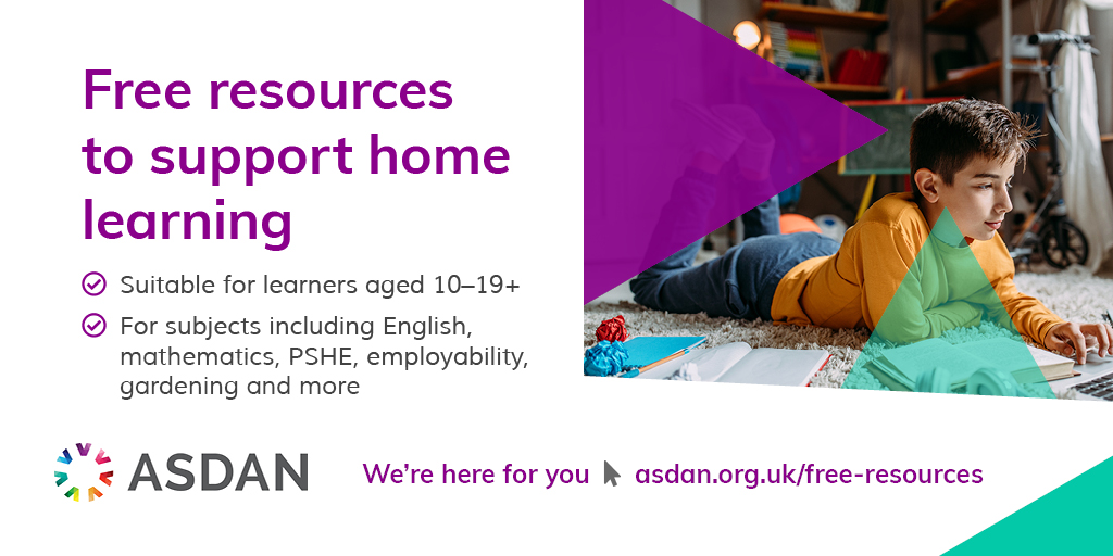 ASDANeducation's tweet photo. How's your new 'normal' going? Just remember, it's all NEW so throw all expectations and pressures to the wind. Find a pace you're comfortable with. We hope our free resources help you and yours find your feet a little more each week.
🌈https://t.co/HDXLaCYFPm   #ASDANresources https://t.co/jMXGmn7kV5
