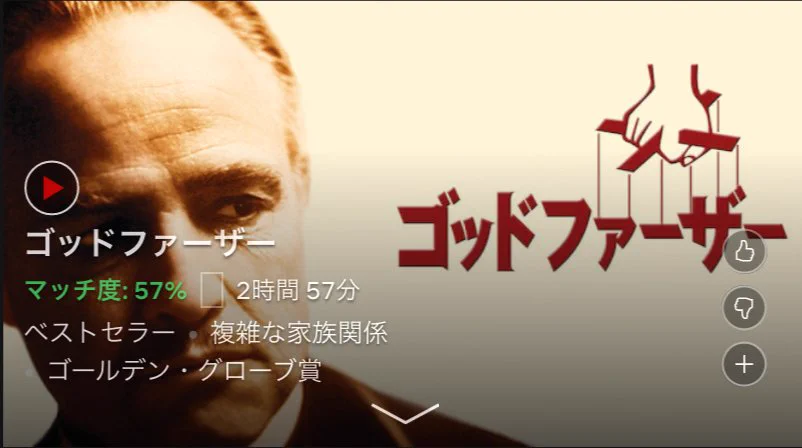 NETFLIXの「複雑な家族関係」というジャンルでは？「ゴッドファーザー」と「ママレードボーイ」が一緒www