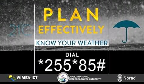 Rita_Arinaitwe's tweet image. People tell by feelings, I hear” I feel like it’s not going to rain today 😂 

But there’s better methods such as 
@wimeaict’s USSD *255*85# and you get your forecasts ready. 

#NordicCelebrationsUG #Partnerships4Development