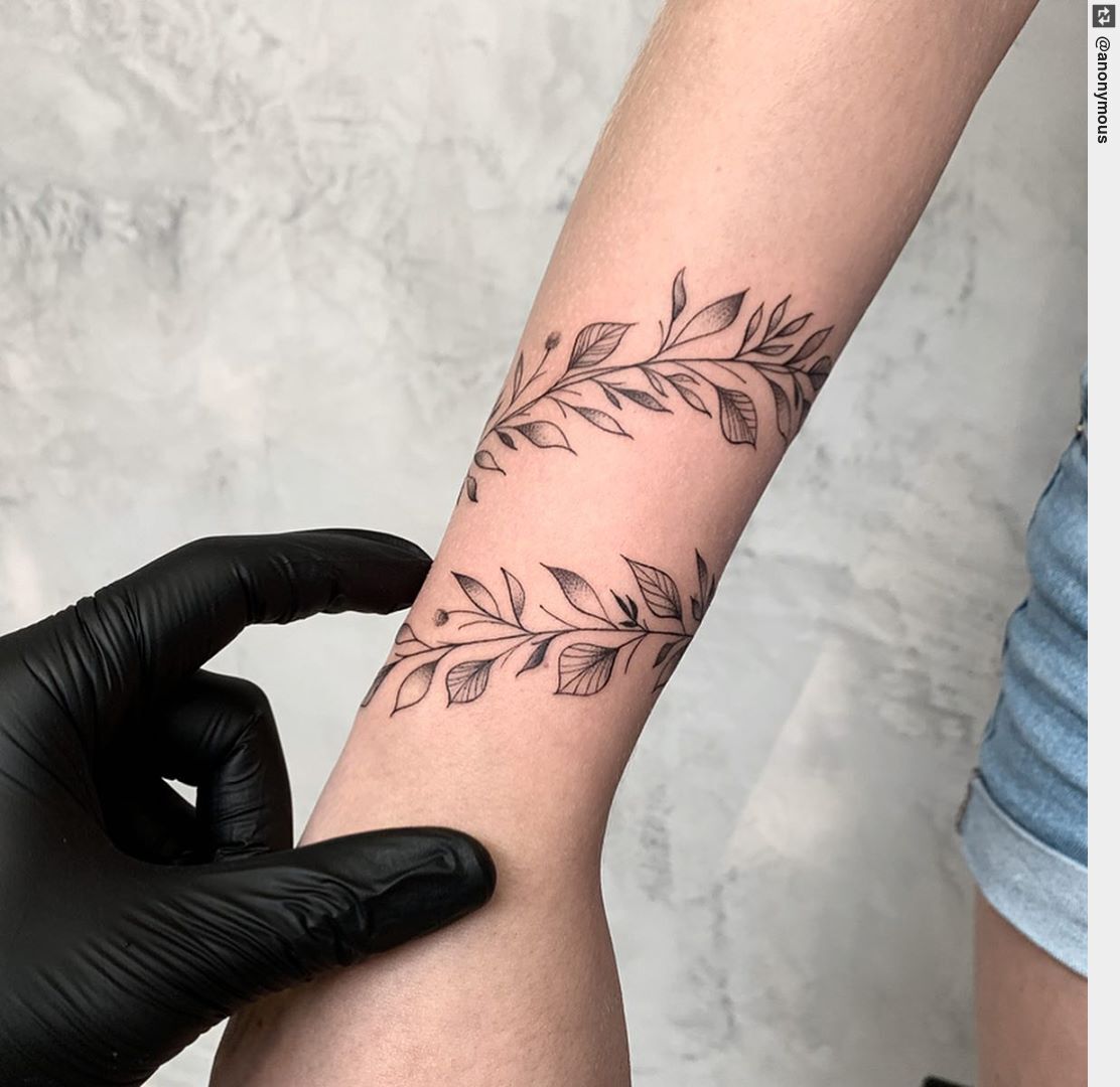 vine arm wrap tattoo with carnelianTikTok Search