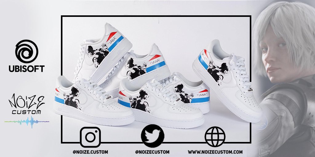 NoizeCustom's tweet photo. To celebrate the first Dutch operator in #rainbowsixsiege we made these #iana sneakers. Thanks @UbisoftNL and @MainstreamMilan for this incredible collab ! https://t.co/noZqGOvVOh