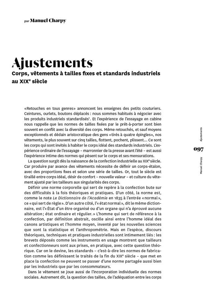 PatriceDUP's tweet photo. À RELIRE
Ajustements. Corps, #vêtements à #tailles fixes et #standards industriels au XIXe siècle
Publié dans le N°1 de #Modespratiques (épuisé), l'article de Manuel Charpy est disponible au format numérique.

illustration © Bahia Alecki

https://t.co/AVq6cqML2c https://t.co/dqyJBtISeu