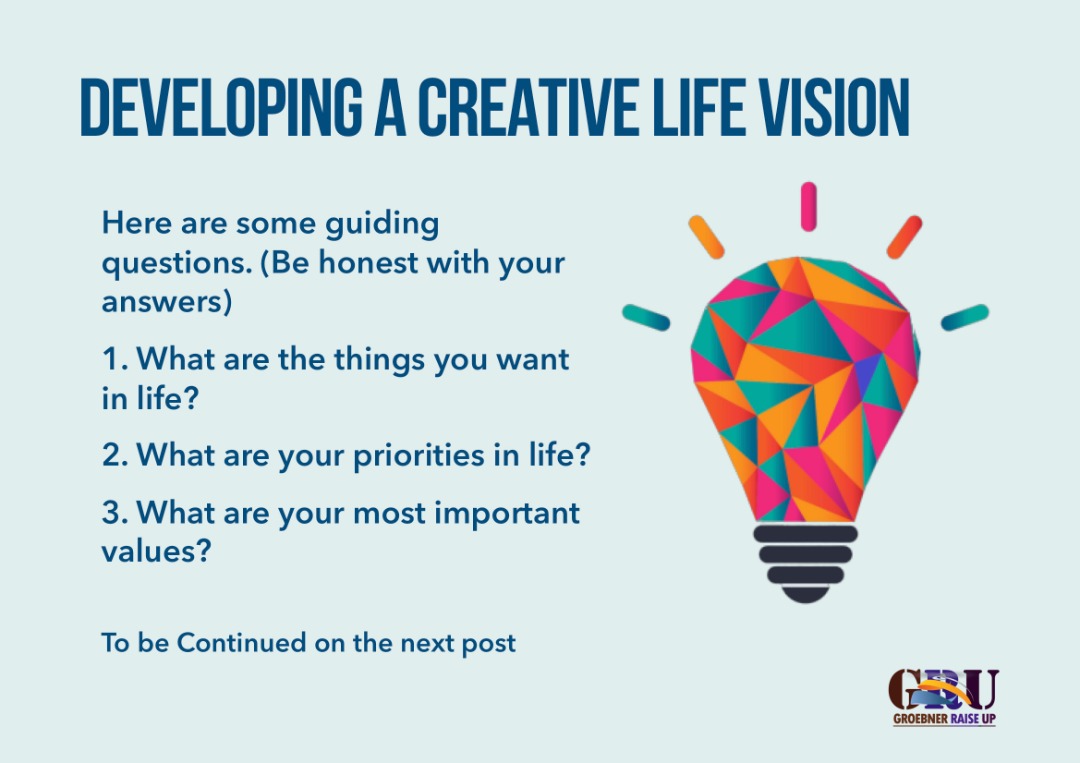 GroebnerUp's tweet photo. Learn your #priorities in life, use your #values as guiding points to help you create #vision  here you go # groebneraiseup https://t.co/vTuhPShKHG