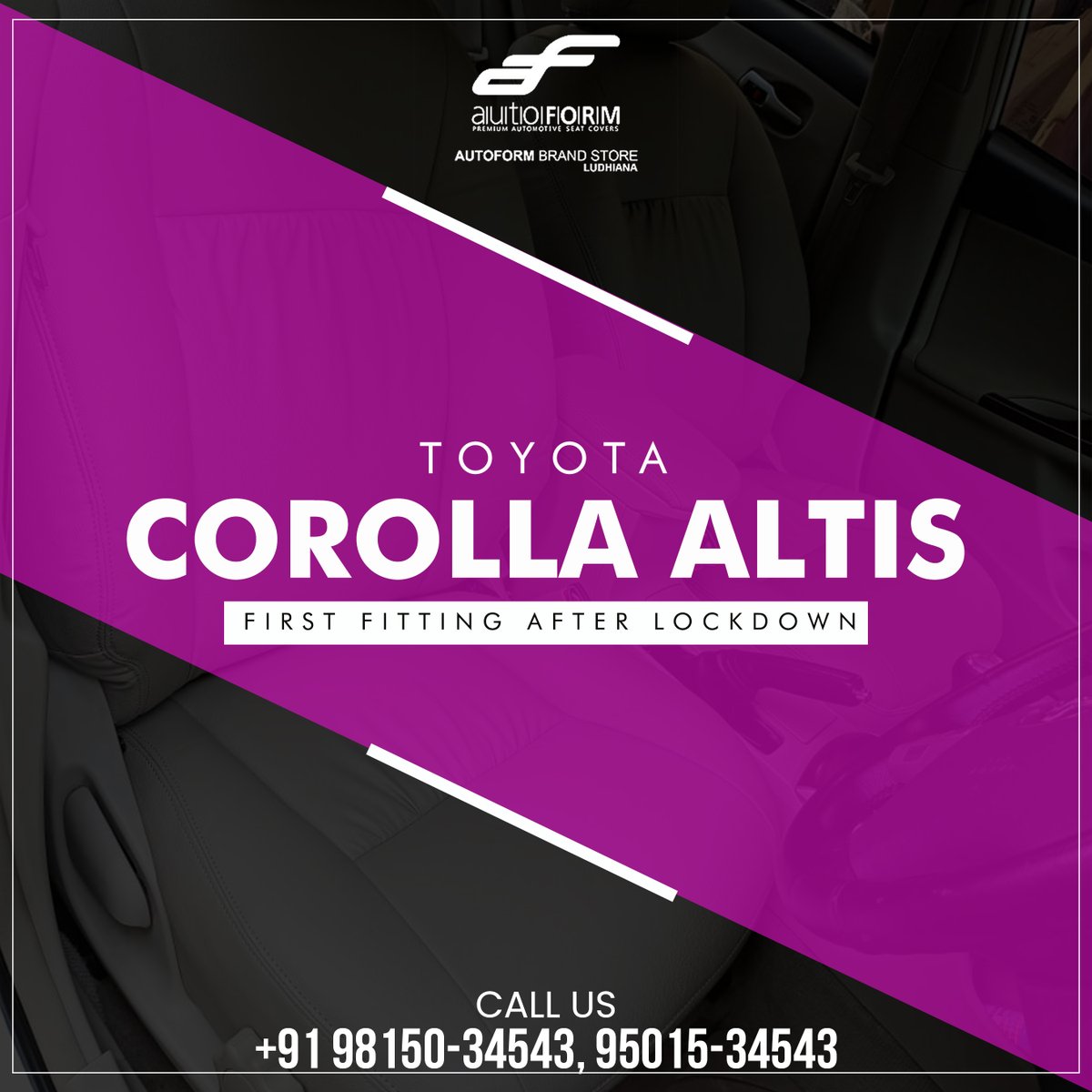 unitedautoldh's tweet image. FIRST FITTING AFTER LOCKDOWN!

Toyota Corolla Altis is covered its interior in i.Grey combination for the magnificent interiors &amp;amp; comfort sitting! Aesthetics of Interior excelled for the quality drive.
We have been seamlessly serving the quality range of products.

#autoform