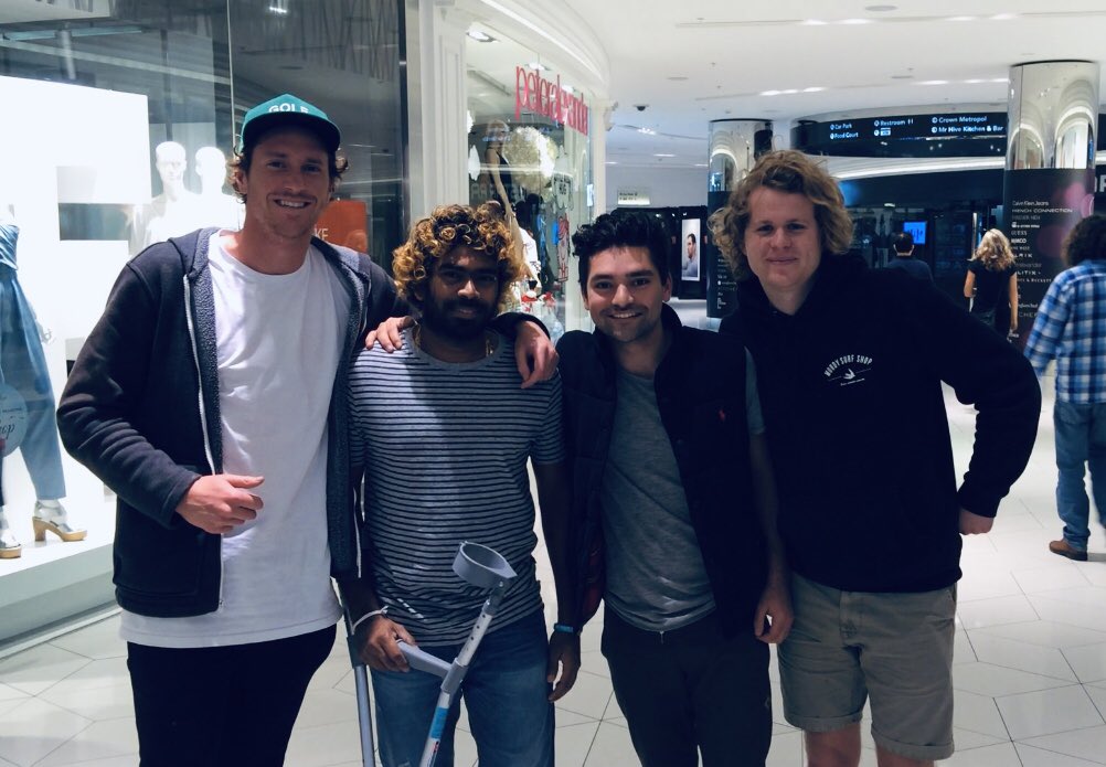 Saw Lasith Malinga in the Crown food court in 2014 <a href="/yourboyhullz/">yourboyhullz</a> <a href="/tstrange91/">Trizzle</a>