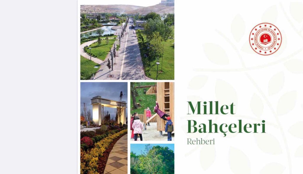 murat_kurum's tweet photo. Cumhurbaşkanımız Sayın @RTErdogan liderliğinde her şehrimizde yapımını başlattığımız Millet Bahçelerimizin planlanmasından, tasarım ve uygulamasına kadar tüm aşamalarını Millet Bahçeleri Rehberi’nde topladık, yerel yönetimlerimizin hizmetine sunuyoruz.
➡️https://t.co/3C4KZXigtL https://t.co/iDUe4iqpwd