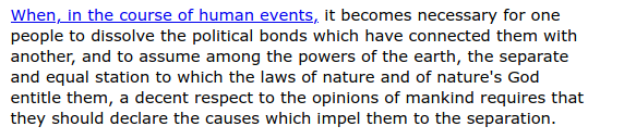 Go Away! The Declaration of Independence even calls for us to dissolve a gov't system that it "becomes necessary for one people to dissolve the political bonds which have connected them