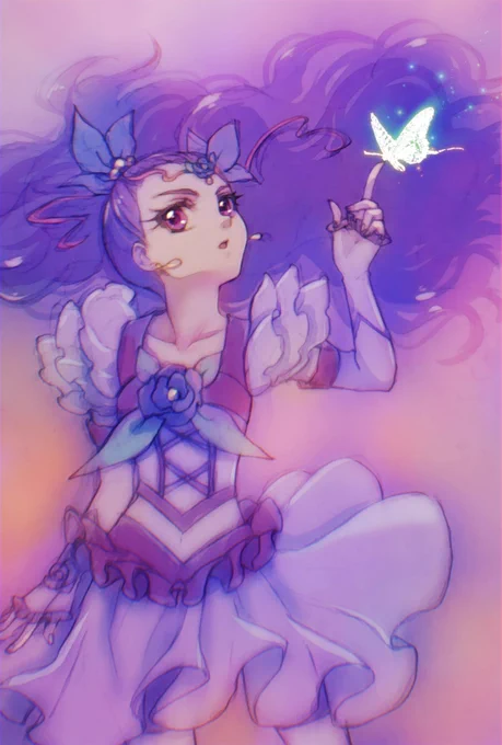 ミルキィローズ
時間外参加
 #プリキュア版深夜の真剣お絵描き60分一本勝負 