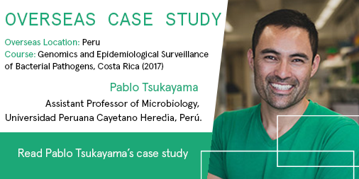 eventsWCS's tweet photo. Hear from Pablo Tsukayama @pablotsukayama, on how the @ACSCevents 2017 course in Genomics &amp; Epidemiological Surveillance (Costa Rica) has progressed his research &amp; capacity building efforts in Latin America🦠

📰Read more:https://t.co/DV3V1VK0x9 
🌎#ACSCoverseas #genomics #LIMICs https://t.co/r3wdygl2lZ