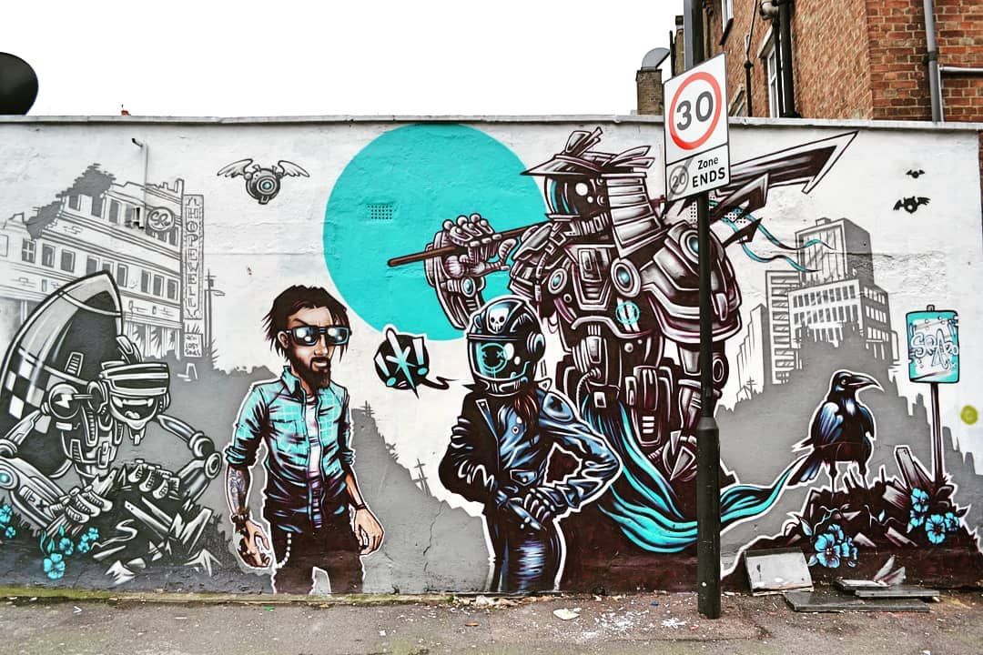 Untoldnewsuk's tweet photo. @loruntomi on Instagram: โArtwork by @spzero76 - #spzero #spzero76 #stockwell #london #streetart #art #contemporaryart #urbanart #lovelanemurals #mural #wallartโฆโ https://t.co/aW1UwO5B7N https://t.co/pdgBxt63ww