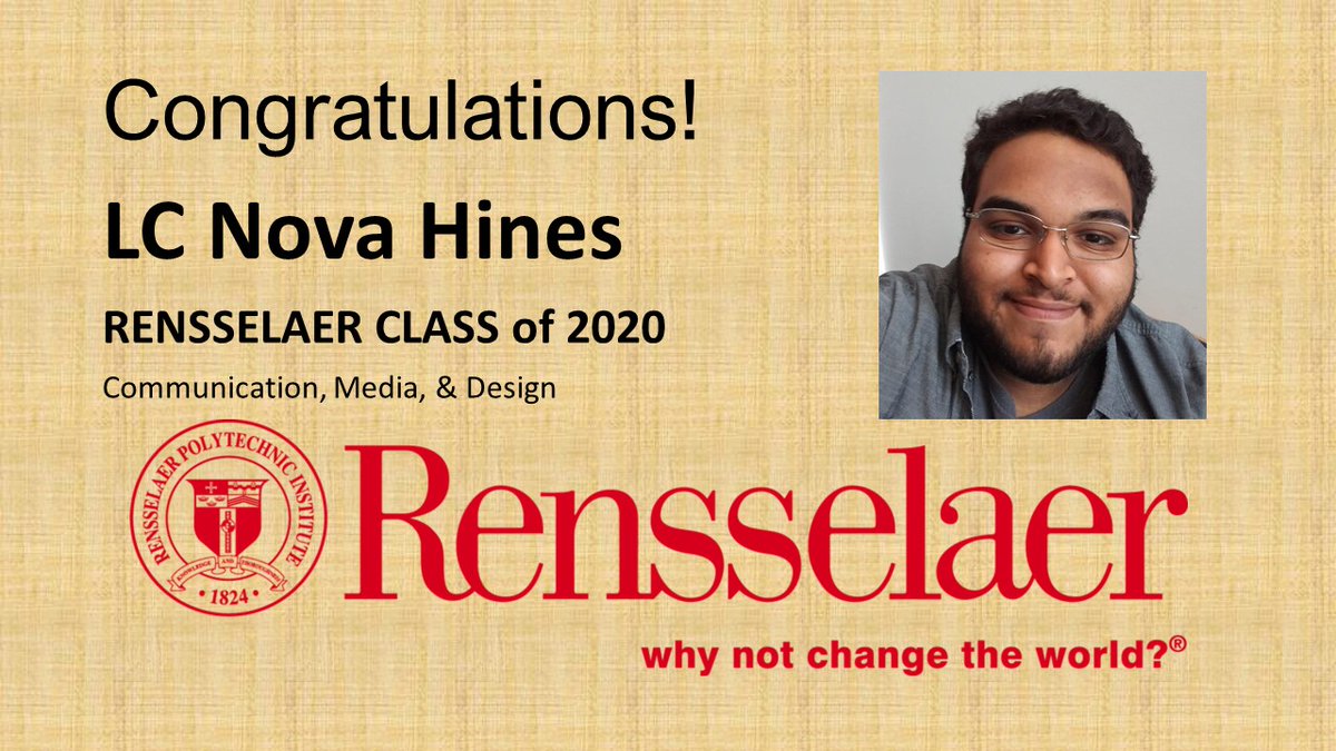 OnlyThgGreater's tweet image. #RPI2020Grad