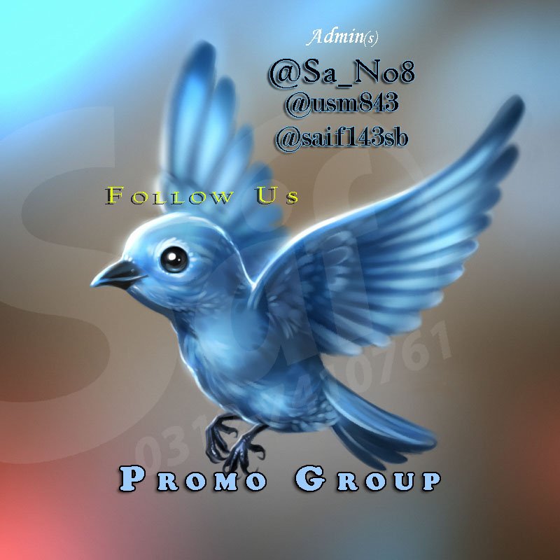 #PromoGrp
🌬️🌅⛅
@Sa_No8🅰
@usm843
@saif143sb
@mutig17
@1rfanG
🌈💟
@H6z8S 💕
@Hm_ri_ 💗
@_dil05
@I_H_101
@d_ya20
@lq_110
@MI_RYK
@IDRYS0
@Moh_ifb
@binte70
@3arshay
@zmirza77
@mirrnisar
@tanoli40
🔄🔄
@fanio0
@9M_T_H
@ibr_hmk
@AHam33d
@Sadia71873695
@Ashiq60689602
@TheNaveedahmad