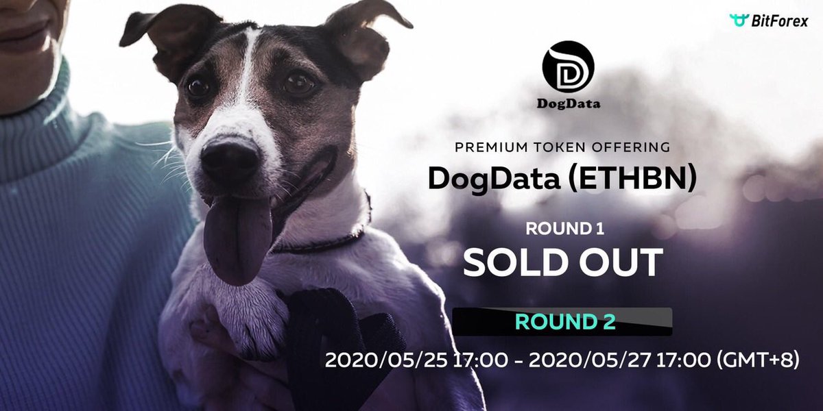 nft_shibnft's tweet image. 📢🥳Premium token offering DogData (ETHBN) on #BitForex!
⠀
Round 1 is SOLD OUT!
⠀
⚡️Round 2 subscription time: 2020/05/25 17:00 - 2020/05/27 17:00 (GMT+8)

⠀ 

➡️Register at bit.ly/2uDhEmG
⠀
#news #ETHBN #tokenoffering #usdt #dogdata