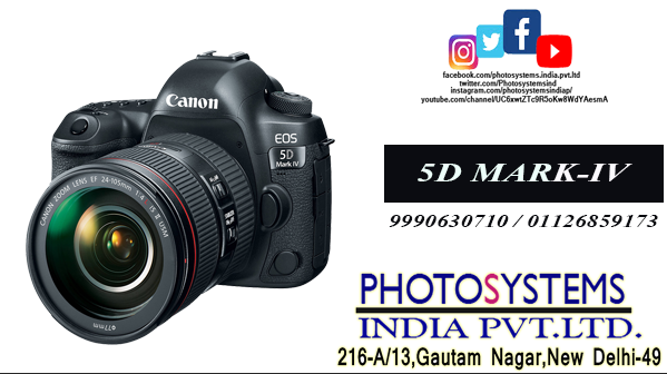 Photosystemsind's tweet photo. EOS 5D Mark IV : PhotoSystems India : Camera &amp; Accessories
Book Now 011-26859173 / 9990630710
https://t.co/1l8tmtwShZ (Buy Online)
Please visit https://t.co/56DME7n2z8
#cameraLens #Nikon #canon #sony #photographer  #photography #canonCamera #EOS #5dMarkIV #cameraGimble #Sound_Mic https://t.co/NaF3aUtrxM