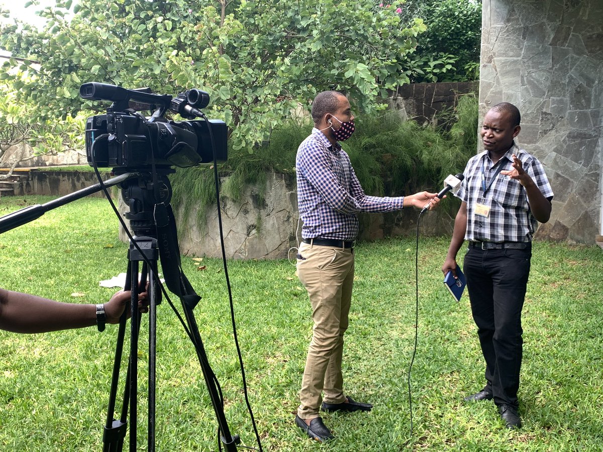 Currently live on <a href="/K24Tv/">K24 TV</a> is Dr. <a href="/TsofaB/">Benjamin Tsofa</a> sharing insights into our #KomeshaCorona efforts.