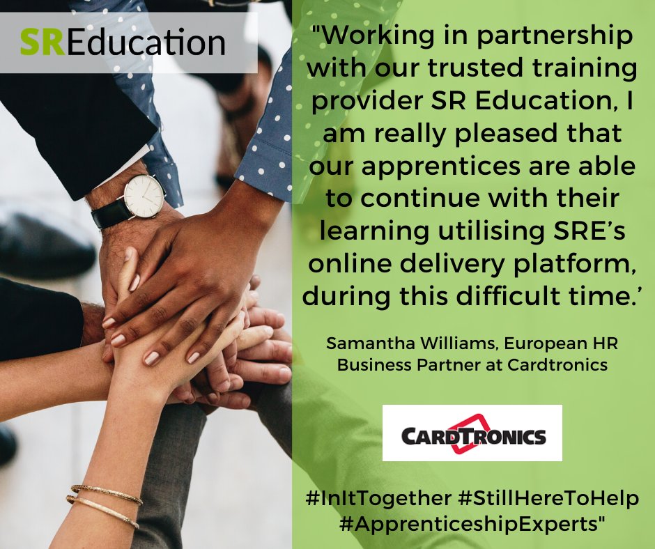 SREducation's tweet photo. Great feedback makes our day!  #Stillheretohelp
Contact us today, to find out more about how we can help you.
https://t.co/IaWgcIZIeZ
#InItTogether #StillHereToHelp #ApprenticeshipExperts https://t.co/7TU8k8QEYS