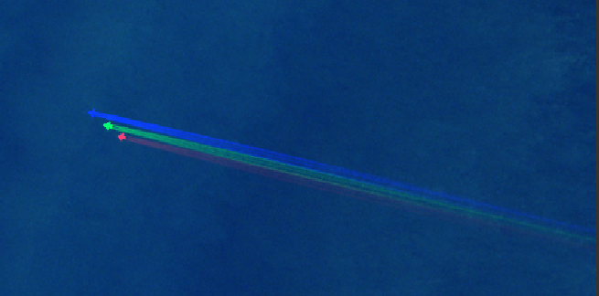 E_Tuohy's tweet photo. #Planebow spotting over the Irish Sea π #Sentinel2 @CopernicusEU explains here https://t.co/2USeaXNmJP https://t.co/knRpIp1VjQ
