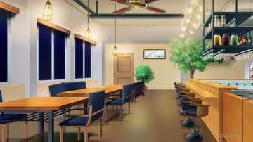 ステップライド ステージ背景 喫茶店 Zoom バーチャル背景画像 動画まとめ Zoom Background