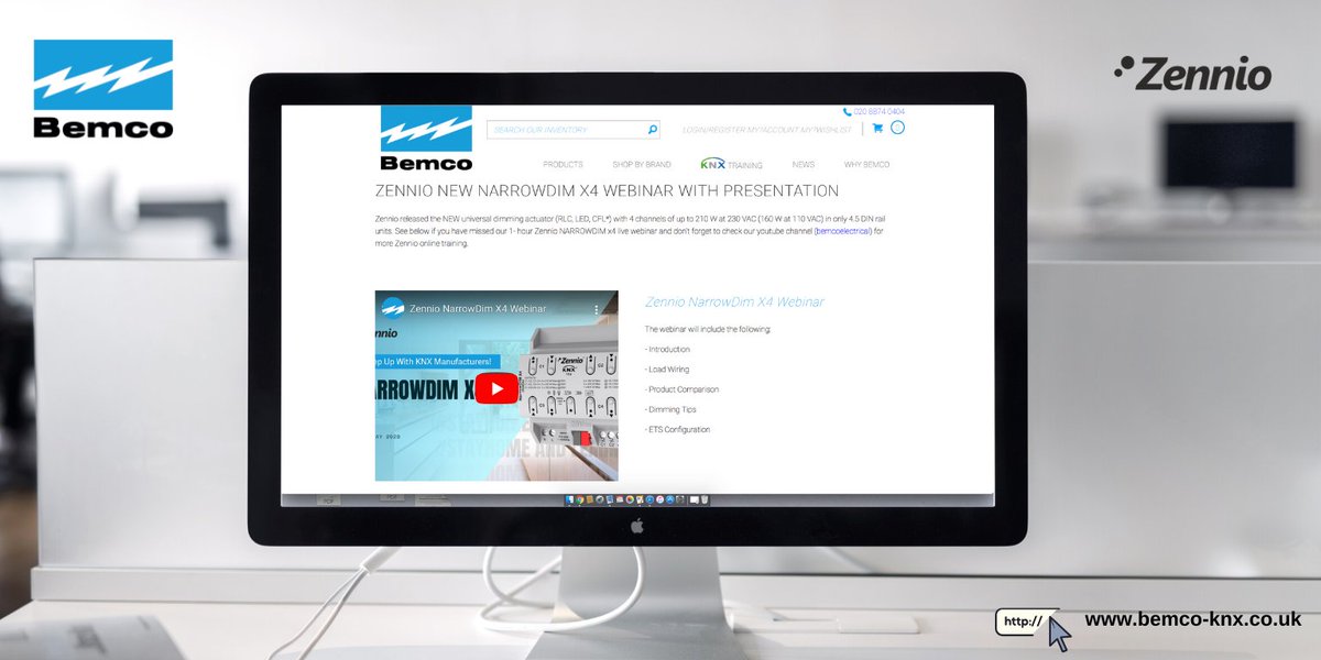 Find out more about <a href="/Zennio_en/">Zennio</a> New Universal #Dimmingactuator, NarrowDim X4, on our website 👉bit.ly/3e4OyxG and watch our recorded live webinar. 

📩knx@bemco.co.uk
📞020 8874 0404 

#bemcoknx #knxsystem #knxprojects #zennio #homeautomation #knxactuator#controlsystem