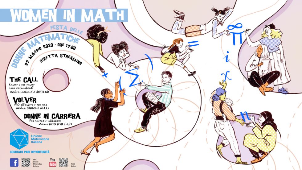 In occasione della Giornata Internazionale delle Donne in #MATEMATICA il 27 maggio dalle 17  l’Unione Matematica Italiana organizza questo evento online su formazione e carriera delle donne che lavorano in ambito matematico
➡️➡️➡️ bit.ly/2LL4Cs7

#womeninmaths #May12WIM