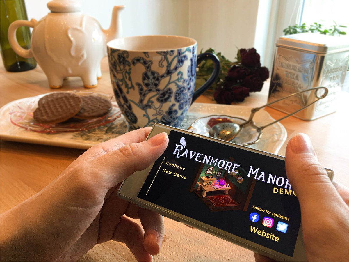 RavenmoreManor's tweet photo. You guys know we at #RavenmoreManor #love #tea 😍 Celebrate #WorldTeaDay with us!
#TeaDay2020 #WorldTeaDay2020 #InternationalTeaDay2020 #CookiesAndTea #TeaTime #TeaBreak #Drink #GameDev #IndieDev #IndieGameDev #IndieGame #VideoGame #PointNClick #AdventureGames #MobileApp #Android https://t.co/geOYmTuy50