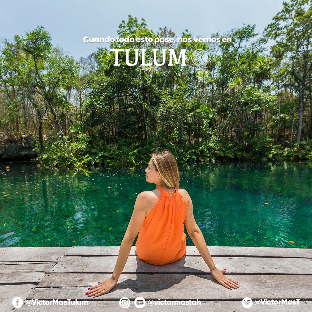 VictorMasT's tweet photo. Cuando todo esto pase, #NosVemosEnTulum. #MeetMeInTulum
Pronto podremos relajarnos, disfrutar del sol, las aguas cristalinas y un paisaje inigualable. Hoy, cuídate y cuida a los tuyos. https://t.co/NdQD1jwYyp