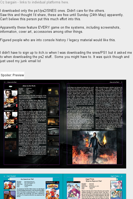 Resetera Nt Pdf Free 18 Gaming Encyclopedia Ebooks Mega Drive Snes Nes Ps1 Ps2 Gc T Co Qvpc9fu2mj Until Sunday 24 5 T Co Mabfufxqik T Co Kodvdmwrlq