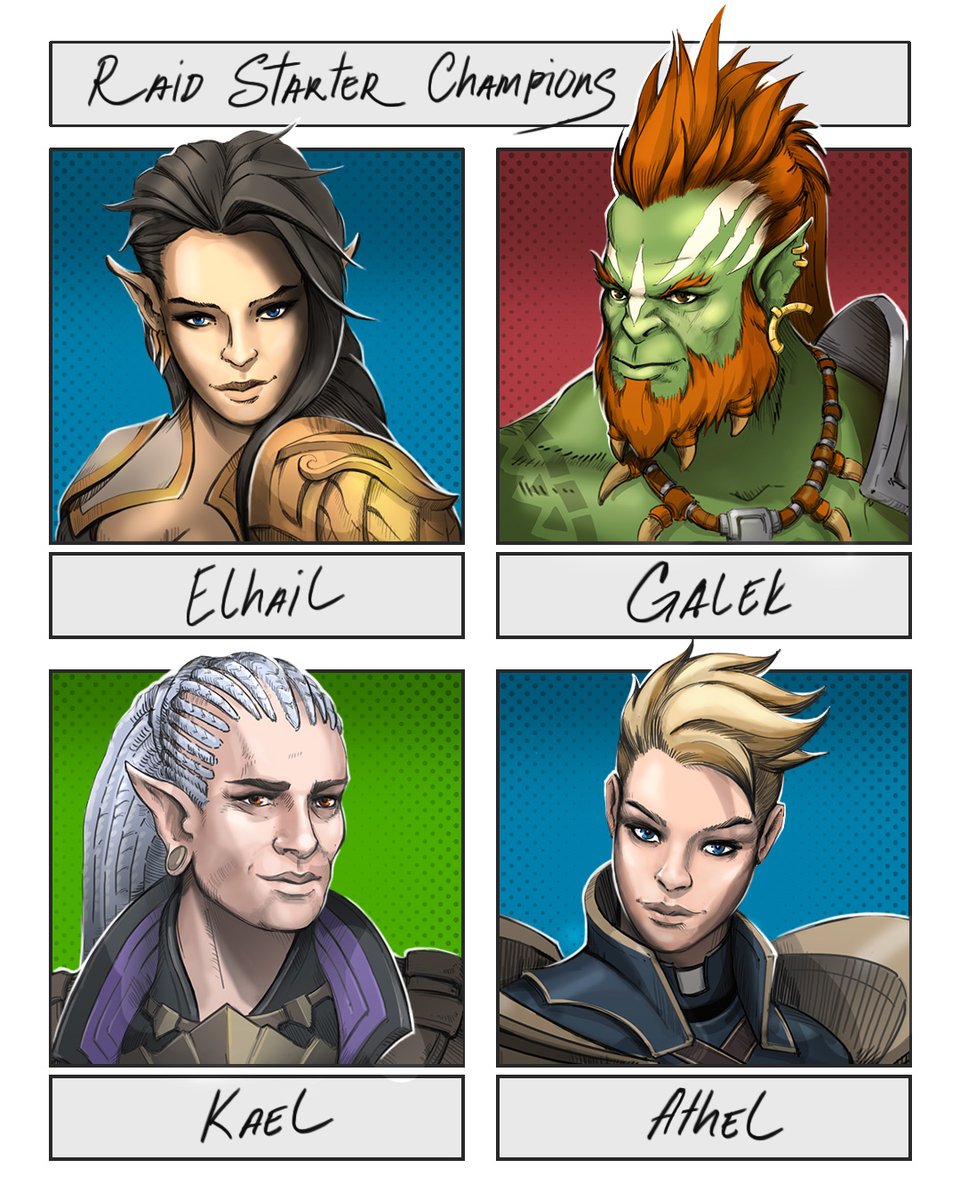 Raid Shadow Legends On Twitter Every Raider Knows The Four Champions That Met Them At The Very Beginning Of Their Journey But Which One Of These Warriors Did You Choose To Accompany