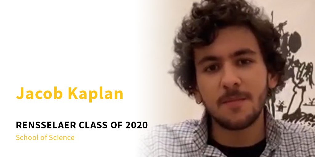 rpi's tweet image. As founder of the Rensselaer for Ethics in Science, Engineering, and Technology (RESET) club Jacob Kaplan will bring an important perspective to the field of software engineering after graduating with dual degrees in computer science and philosophy. #RPI2020Grad