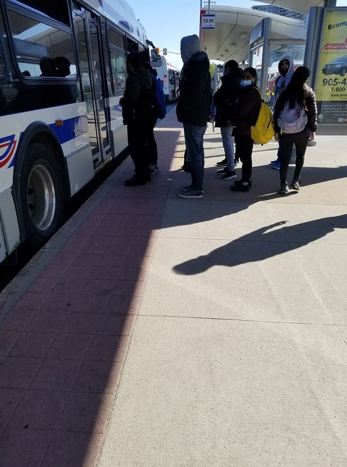 JobCoachGenius's tweet image. In order to bring the #covid-19 numbers down in #Brampton #peel, #mississauga we need to address the lack of social distancing at #bramptontransit and mandate that everyone has to wear a #facemask when shopping or on transit. Let's do this! @patrickbrownont @BonnieCrombie