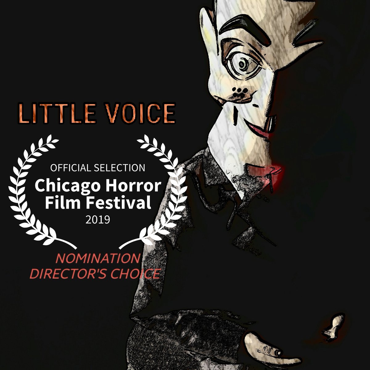 "LITTLE VOICE"
official selection <a href="/chicagohorror/">Chicago Horror Film Festival</a> 
nomination DIRECTOR'S CHOICE

<a href="/Horror_Retweet/">Horror Repost</a> <a href="/horror_retweets/">#HorrorRetweets</a> <a href="/HorrorRETweets/">Horror Review Tweets</a> <a href="/HorrorReviewer/">Horror Movie Reviews</a> <a href="/HorrorSociety/">HorrorSociety</a> <a href="/SpreadtheHorror/">Spread the Horror</a> #horrorretweets #hrpromo #sharethescreams 

The best revenge, is a little voice.