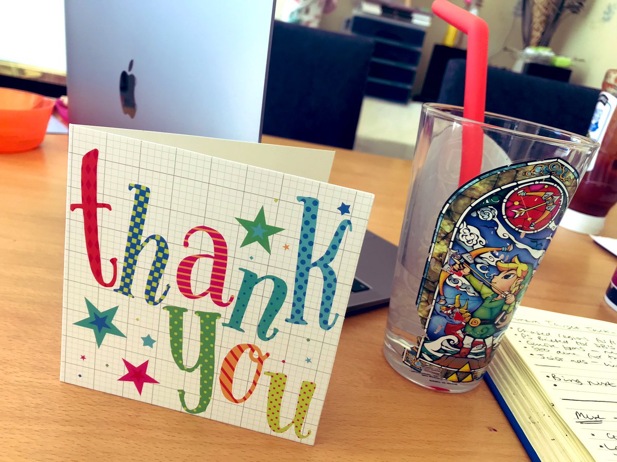 robincooke's tweet photo. Received this lovely card from @ClickyMedia this morning - another nice surprise to celebrate my 1-year anniversary working there! Thanks so much! #clickylife https://t.co/nnV9bB0Snu