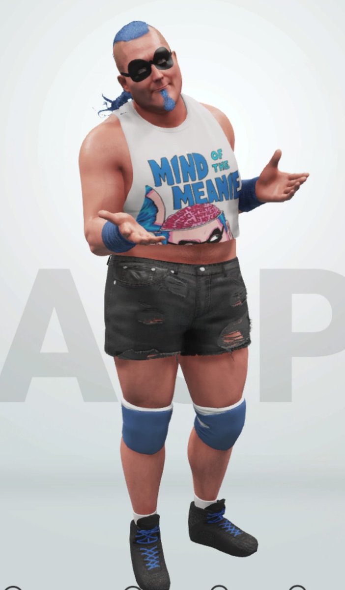 kreativcaws's tweet photo. The Blue Meanie by @kreativcaws
#WWE2K19 #ECW #PS4 #BWO #WWE #Smacktalks #WCW https://t.co/9glnPidBTp