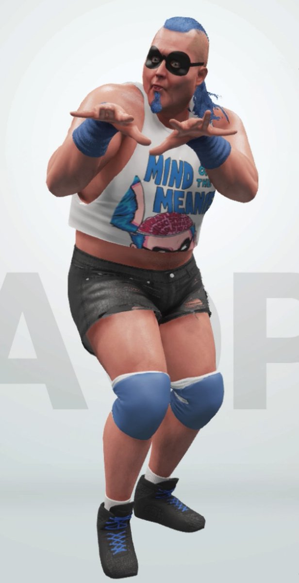 kreativcaws's tweet photo. The Blue Meanie by @kreativcaws
#WWE2K19 #ECW #PS4 #BWO #WWE #Smacktalks #WCW https://t.co/9glnPidBTp