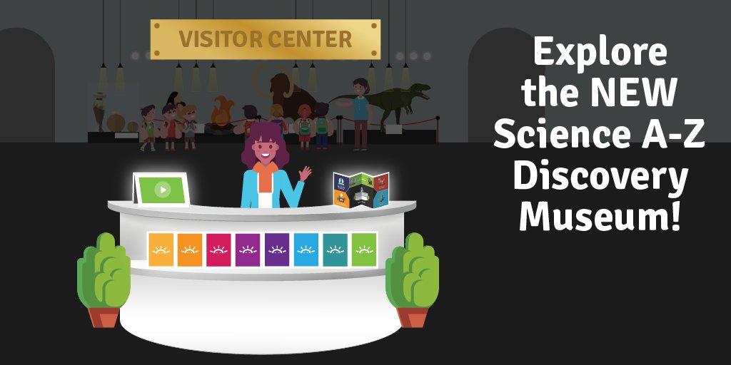 Lazel_Cambium's tweet photo. #Teachers — Feel like you missed out on end-of-the-year field trips? Explore new resources with the VIRTUAL Science A-Z Discovery Museum. Take the tour today and pick up free K–6 resources. https://t.co/X6lFpmTFiC

#STEM #edtech #scienceatozmuseum #elementaryscience #teachscience https://t.co/2MCWIZyW1Q