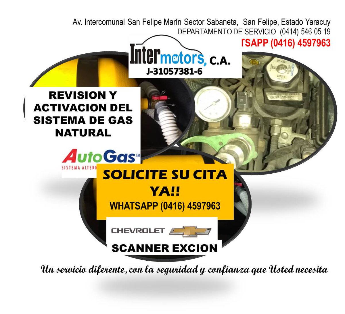 INTERMOTORSCA's tweet image. Contactenos... Solicite su cita...Estamos para ayudarle