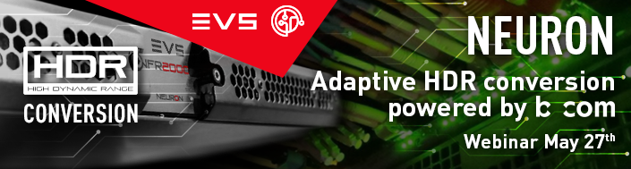 Join our webinar on May 27 where Peter Schut CTO Media Infrastructure and b<>com's Deputy Lab Manager Tania Pouli will present the various HDR conversion solutions.
Register for the 9am CET session: bit.ly/2Xkeiz1
Register for the 5pm CET session: bit.ly/2APLuHh