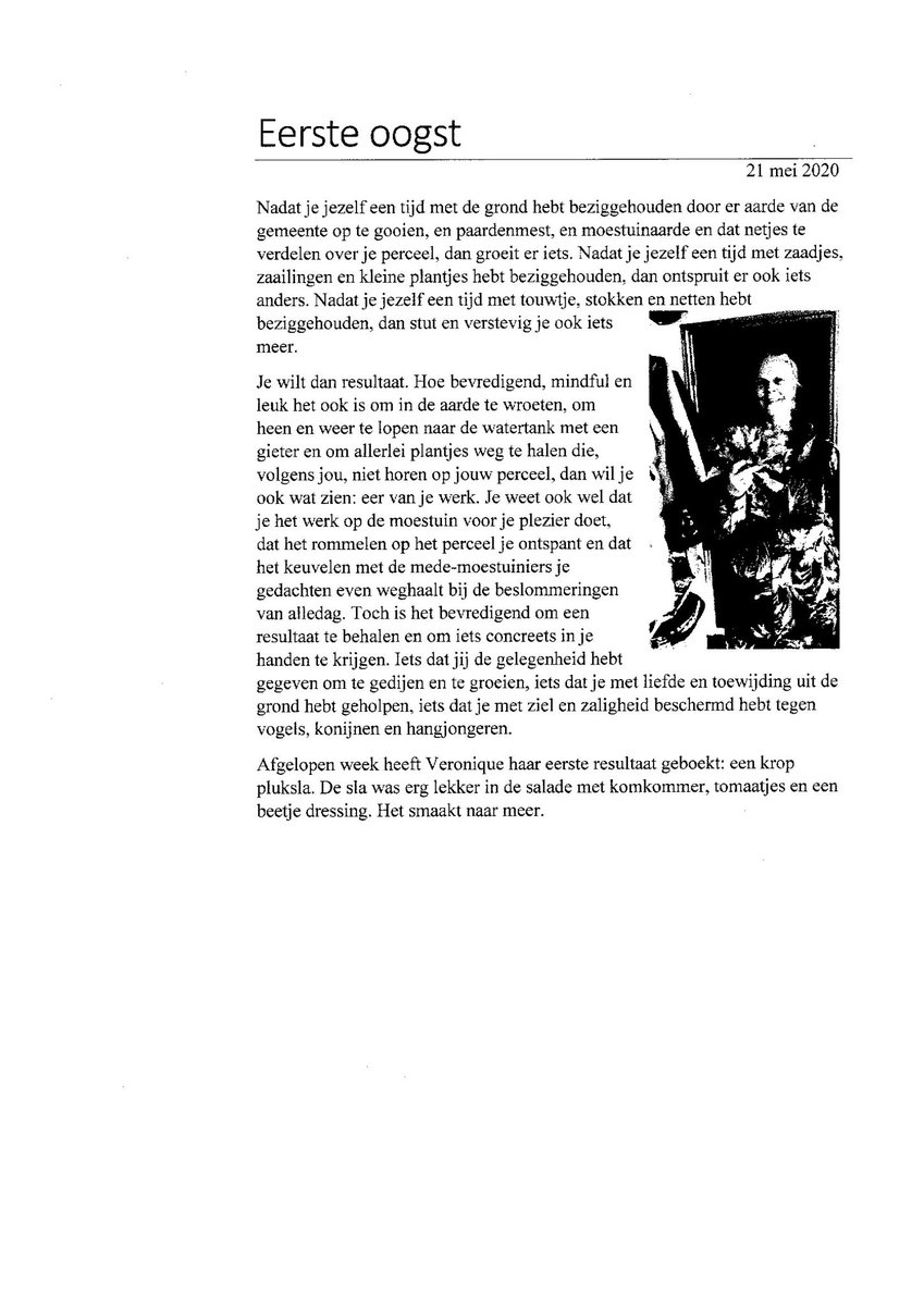 A9Tuinen's tweet photo. Blog nummer 10 over de eerste oogst van het jaar. https://t.co/G6p2mSX5lD